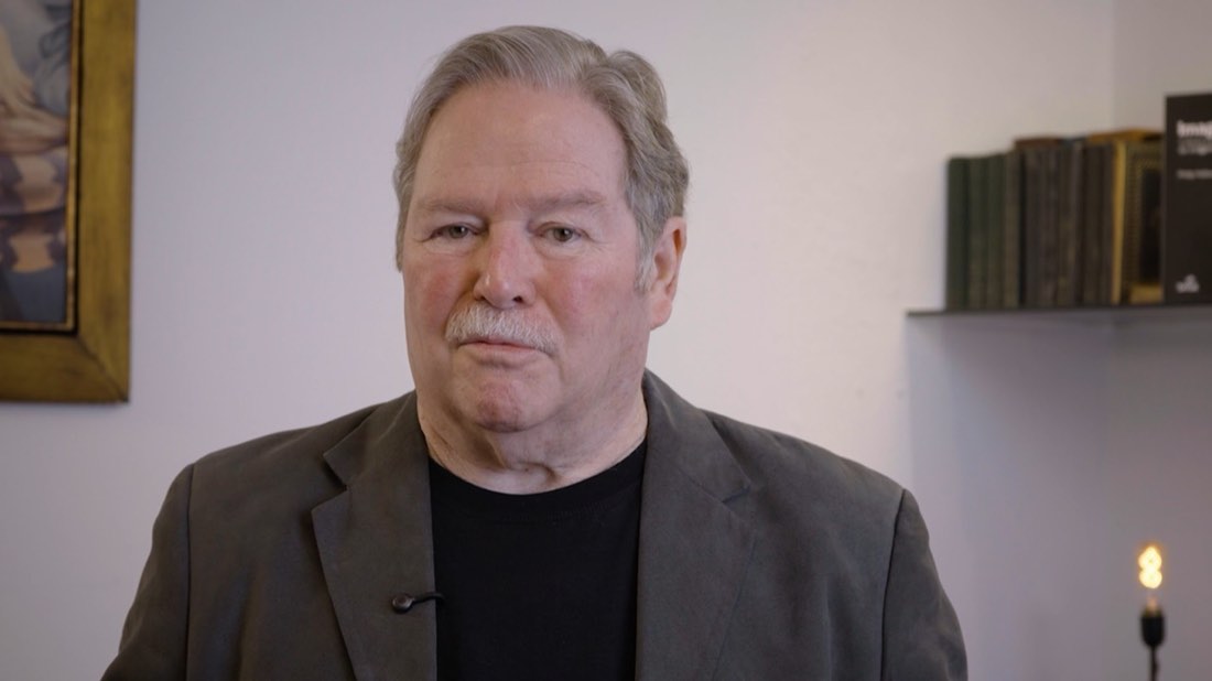 Philip Hallawell no ateliê